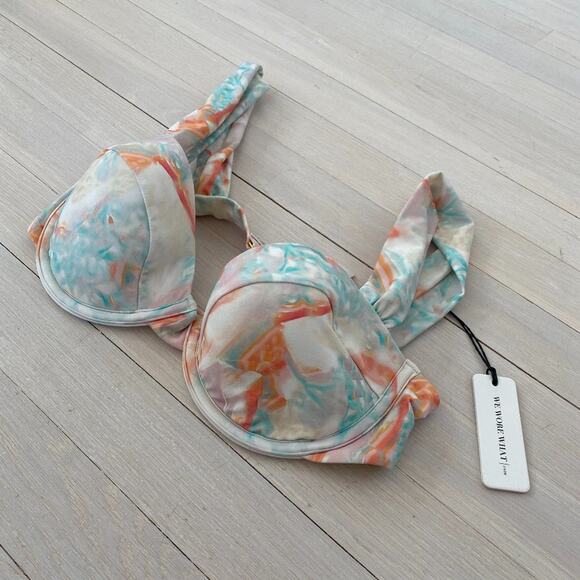 Claudia Bikini Top Sky Blue- WeWoreWhat - Picture 5 of 5